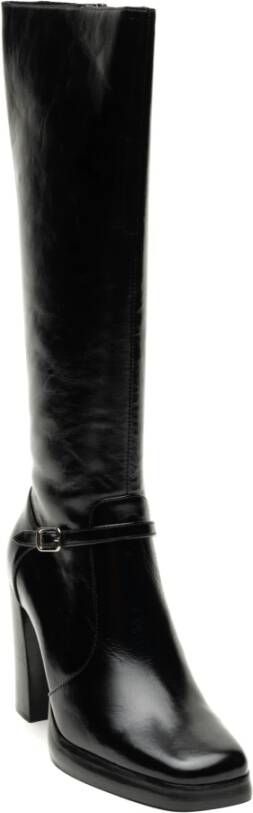 Jeffrey Campbell Zwarte Laarzen Iggie Stijl Black Dames