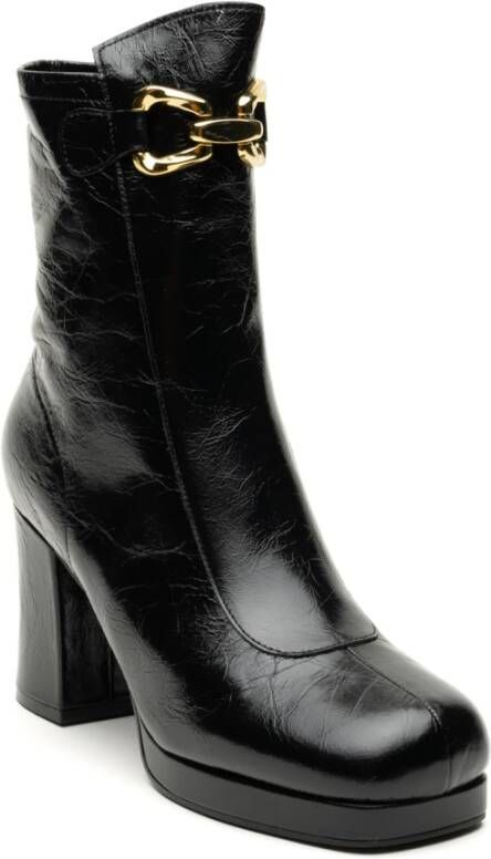 Jeffrey Campbell Zwarte Laarzen Tronchetti Black Dames