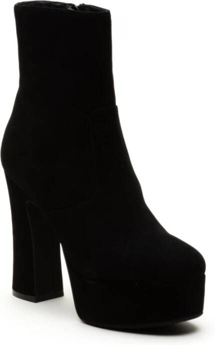 Jeffrey Campbell Zwarte Laarzen Tronchetti Brat-Z Black Dames