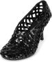 Jeffrey Campbell Zwarte Patent Geweven Stiletto Pomp Black Dames - Thumbnail 2