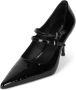 Jeffrey Campbell Zwarte Patent Mary-Jane Stiletto Pomp Black Dames - Thumbnail 2