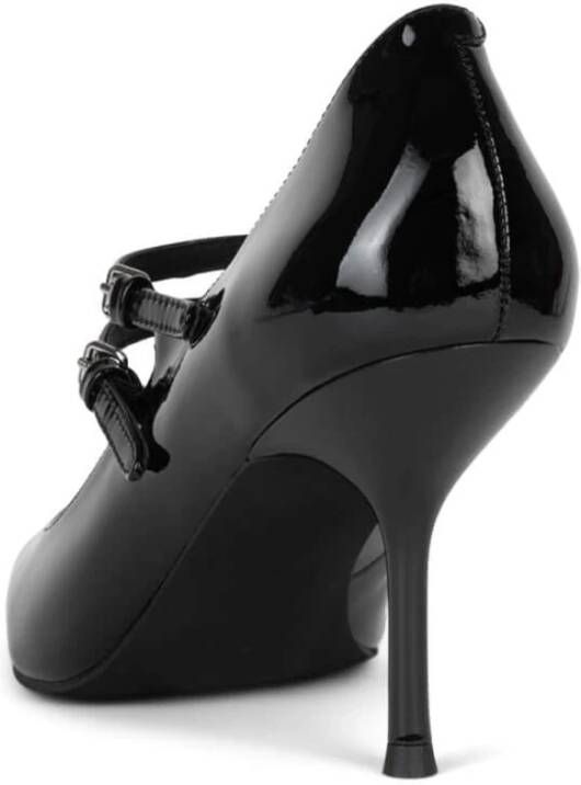 Jeffrey Campbell Zwarte Patent Mary-Jane Stiletto Pomp Black Dames