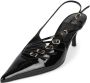 Jeffrey Campbell Zwarte Patent Slingback Pump Black Dames - Thumbnail 2