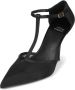 Jeffrey Campbell Zwarte T-Strap Stiletto Hak Schoenen Black Dames - Thumbnail 4