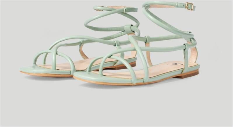 Jijil Flat Sandals Groen Dames