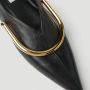 Jil Sander Luxe Leren Puntige Ballerina Flats Black Dames - Thumbnail 9