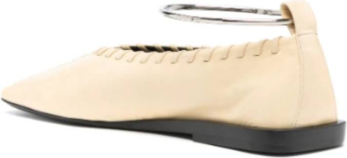 Jil Sander Beige Ballerina Schoenen Beige Dames