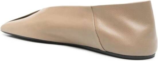 Jil Sander Beige Ballerina Schoenen voor Vrouwen Beige Dames