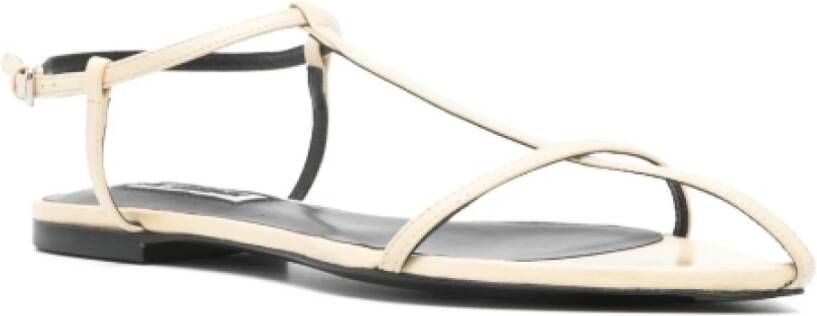 Jil Sander Beige Cage Sandals Beige Dames