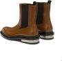 Jil Sander Bruine leren instap enkellaarzen Brown Dames - Thumbnail 3