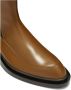 Jil Sander Bruine leren instap enkellaarzen Brown Dames - Thumbnail 4