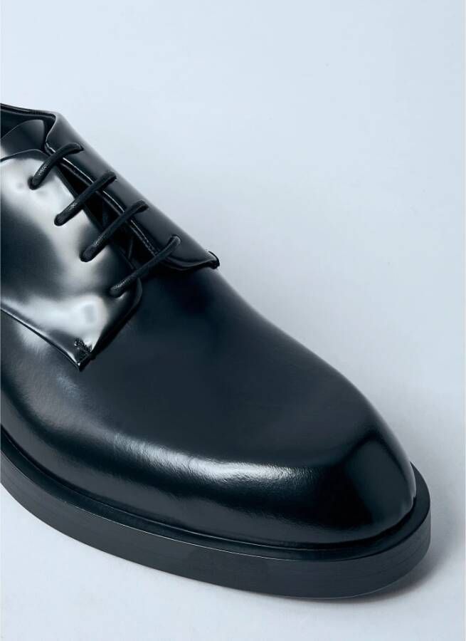 Jil Sander Chunky Sole Leren Veterschoenen Black Heren