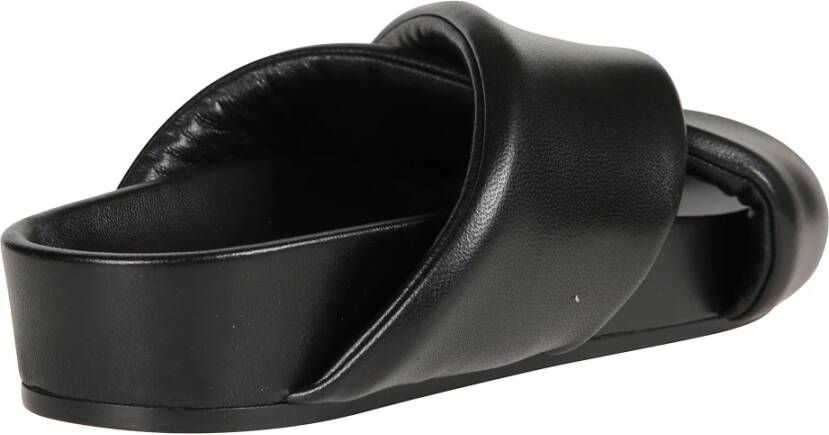 Jil Sander Comfortabele Sandalen voor Dagelijks Gebruik Black Heren