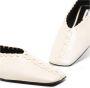 Jil Sander Crème Ballerina Schoenen White Dames - Thumbnail 4