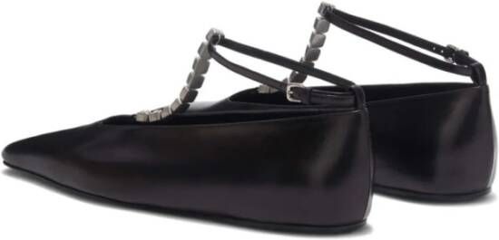 Jil Sander Elegante Ballerina Schoenen Black Dames