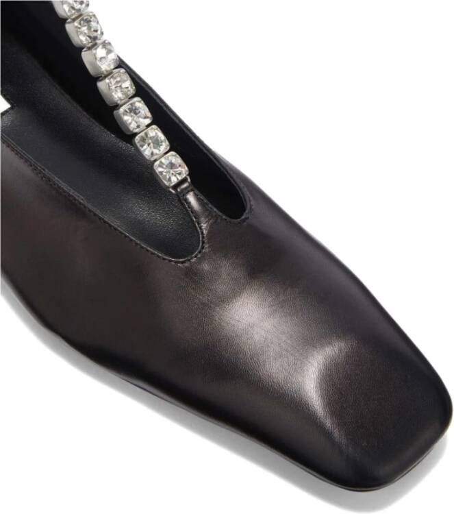 Jil Sander Elegante Ballerina Schoenen Black Dames