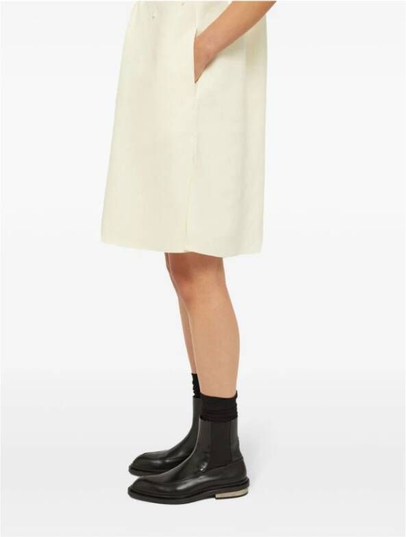 Jil Sander Elegante Enkellaars Black Dames