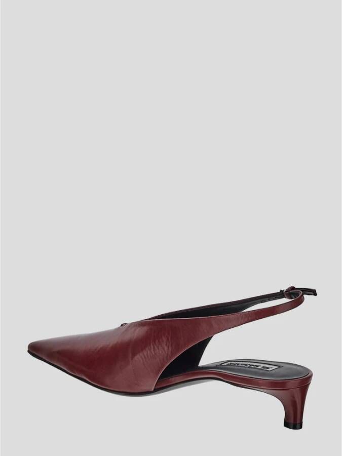 Jil Sander Elegante Hakken Schoenen Red Dames