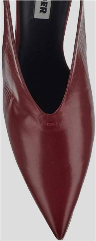 Jil Sander Elegante Hakken Schoenen Red Dames