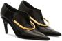 Jil Sander Elegante Zwarte Lage Hak Enkellaarsjes Black Dames - Thumbnail 2