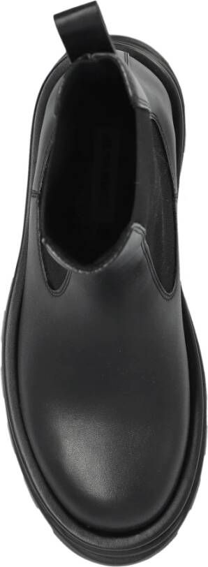 Jil Sander Enkellaarzen Black Dames