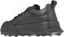 Jil Sander Geperforeerde Leren Lage Sneakers Black Heren - Thumbnail 3