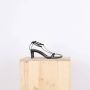 Jil Sander Hoge Hak Leren Sandalen Black Dames - Thumbnail 4