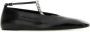 Jil Sander Leren Ballet Flats met Kristaldetail Black Dames - Thumbnail 2