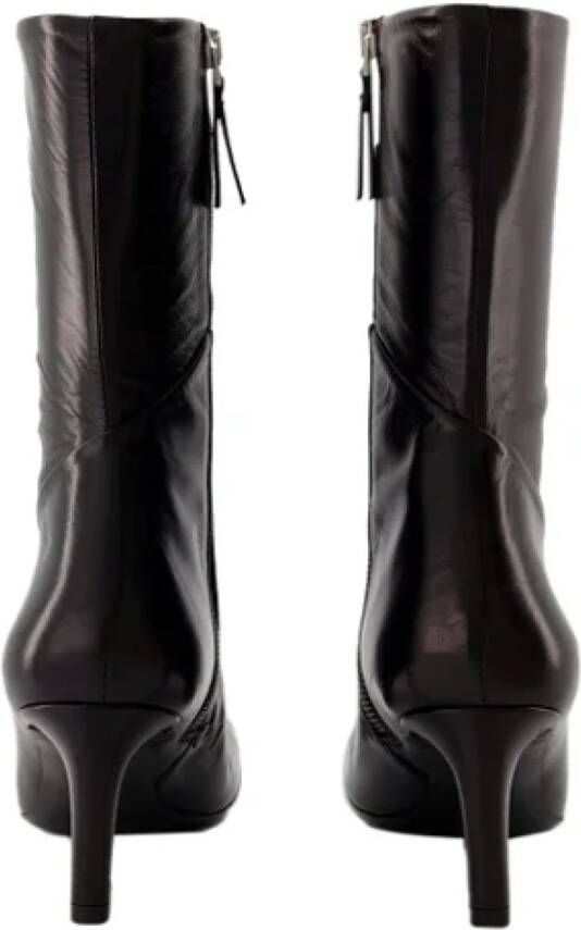 Jil Sander Leather boots Black Dames