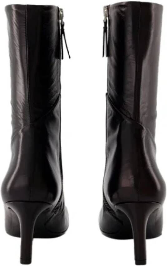 Jil Sander Leather boots Black Dames