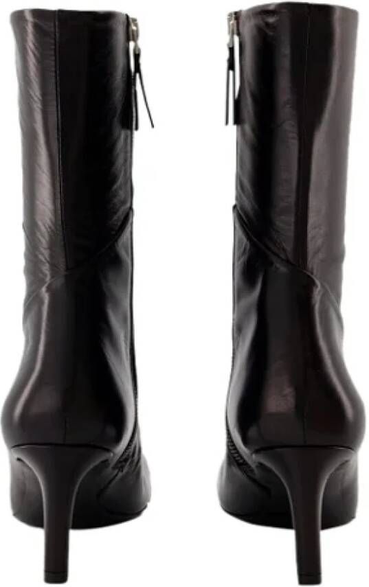 Jil Sander Leather boots Black Dames