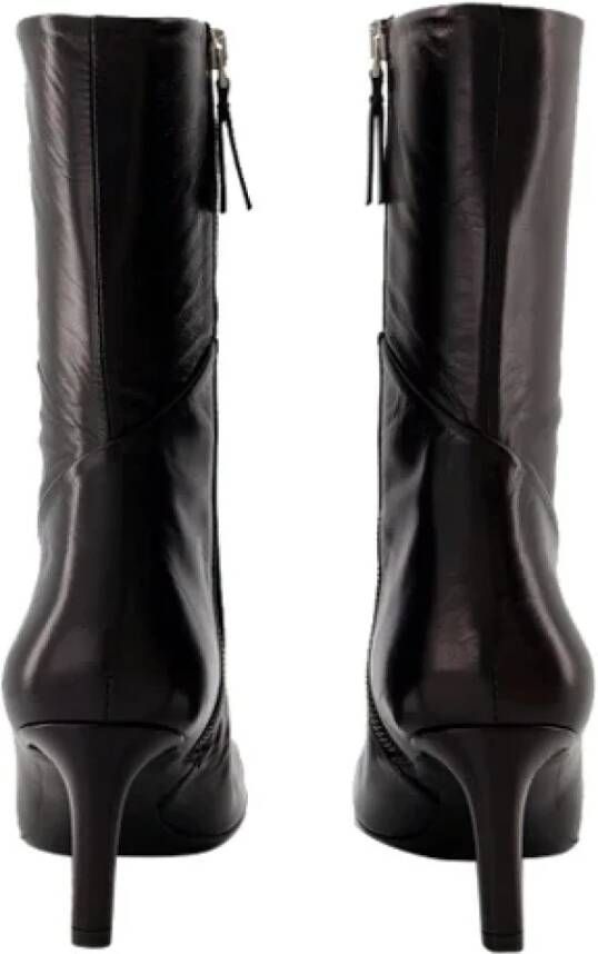 Jil Sander Leather boots Black Dames