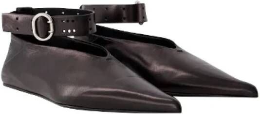 Jil Sander Leather flats Black Dames