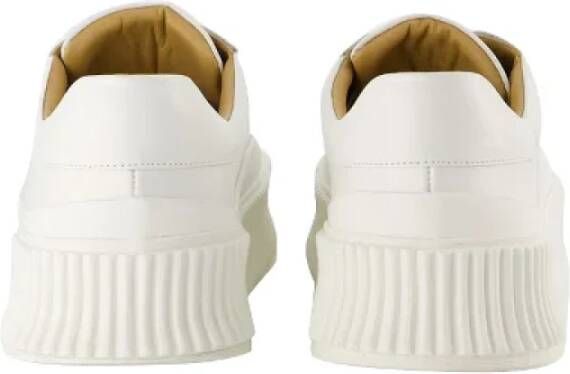 Jil Sander Leather sneakers Beige Dames