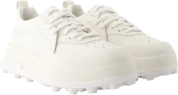 Jil Sander Leather sneakers White Dames