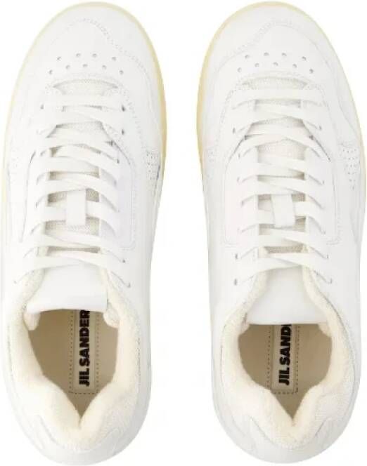 Jil Sander Leather sneakers White Dames