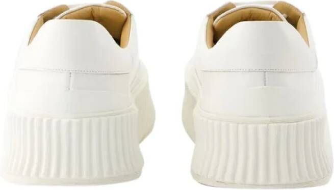 Jil Sander Leather sneakers White Heren