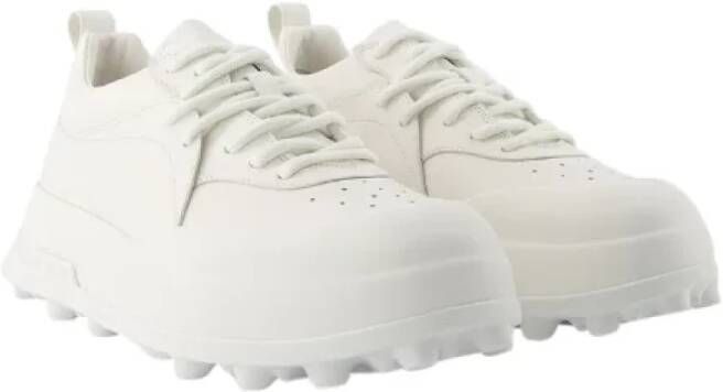 Jil Sander Leather sneakers White Heren