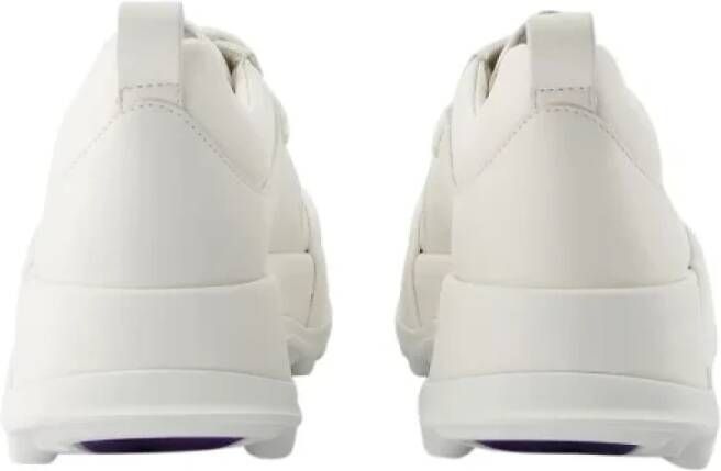 Jil Sander Leather sneakers White Heren