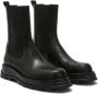 Jil Sander Leren Chelsea Boots met Vibram-buitenzool Black Heren - Thumbnail 2