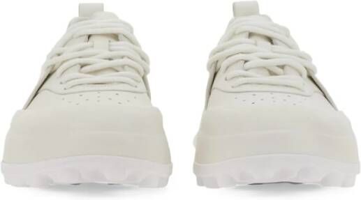 Jil Sander Leren Orb Sneaker Gemaakt in Italië White Heren