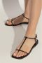 Jil Sander Leren sandalen Black Dames - Thumbnail 2