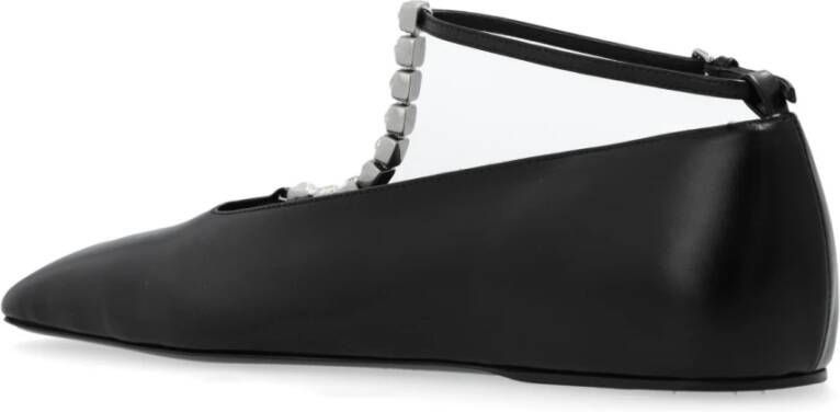 Jil Sander Leren schoenen Black Dames