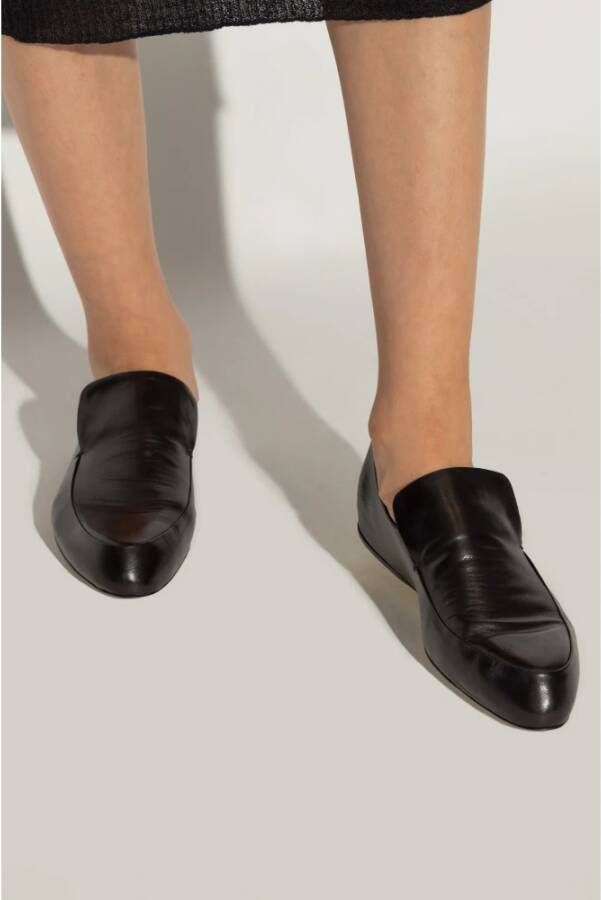 Jil Sander Leren schoenen Black Dames