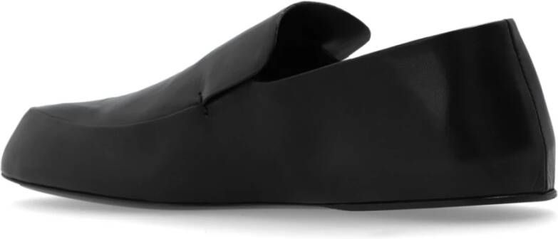 Jil Sander Leren schoenen Black Dames