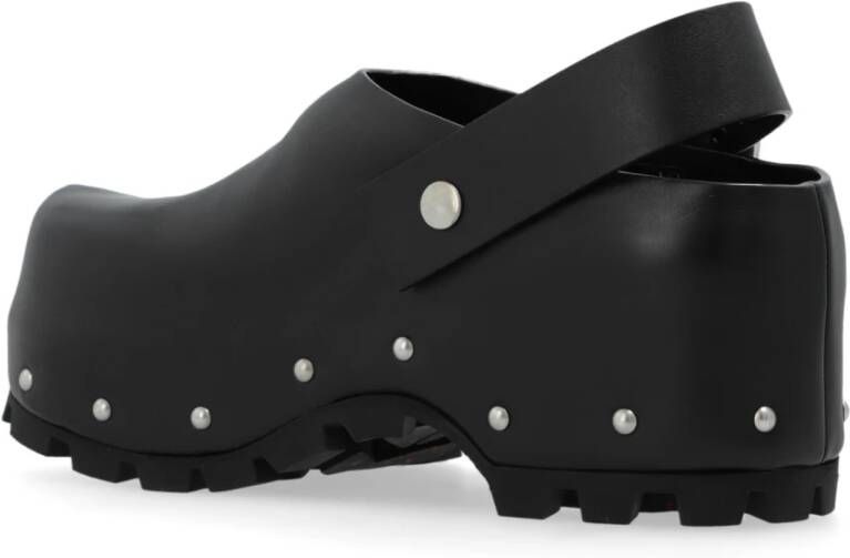 Jil Sander Leren schoenen Black Dames