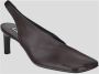 Jil Sander Leren Sling Back Décolleté Schoen Purple Dames - Thumbnail 2