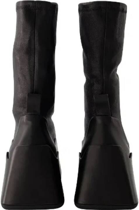 Jil Sander Pre-owned Leather boots Black Dames