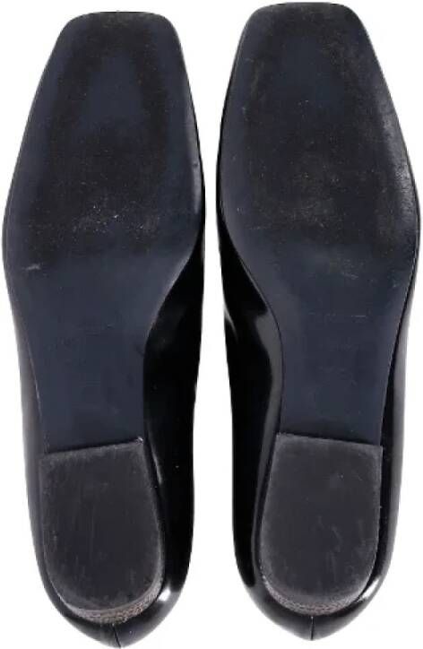 Jil Sander Pre-owned Leather flats Black Dames