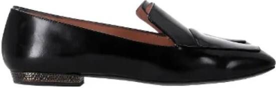 Jil Sander Pre-owned Leather flats Black Dames